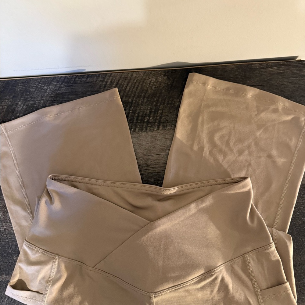 Baleaf Women's Wide Leg Tan Pants